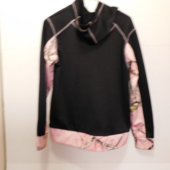 Women's True Timber Camo Pink Hoodie Hunting Sweatshirt Sz S - Picture 4 of 10